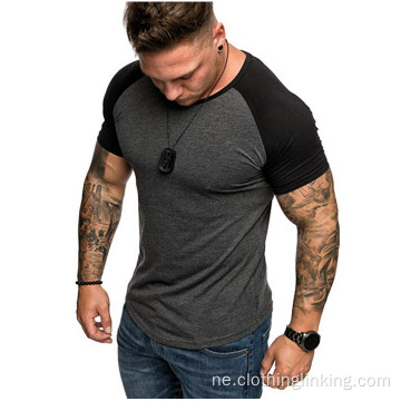 पुरुष समर छोटो स्लिभ स्नायु टी-शर्ट